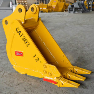 Teran Highly Durable Excavator Bucket | Model BKT-303 | Digging Width 12" To 36" Inch | Capacity 0.04 To 0.165 Cubic Meters | For Excavator