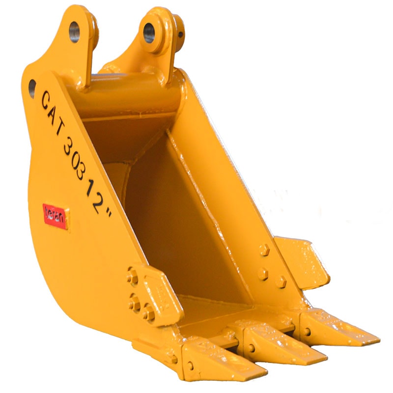 Teran Highly Durable Excavator Bucket | Model BKT-303 | Digging Width 12" To 36" Inch | Capacity 0.04 To 0.165 Cubic Meters | For Excavator