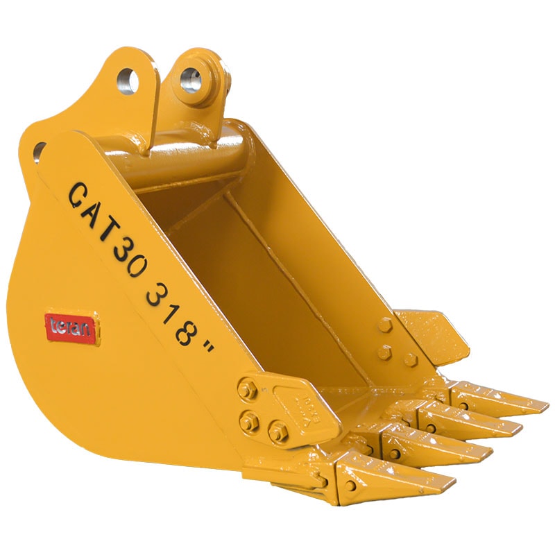 Teran Highly Durable Excavator Bucket | Model BKT-303 | Digging Width 12" To 36" Inch | Capacity 0.04 To 0.165 Cubic Meters | For Excavator