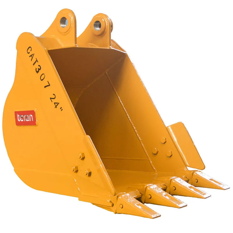 Teran Heavy-Duty Excavator Bucket | Model BKT-307 | Digging Width 12" to 48" Inch | Capacity 0.10 To 0.52 Cubic Meters | For Excavator