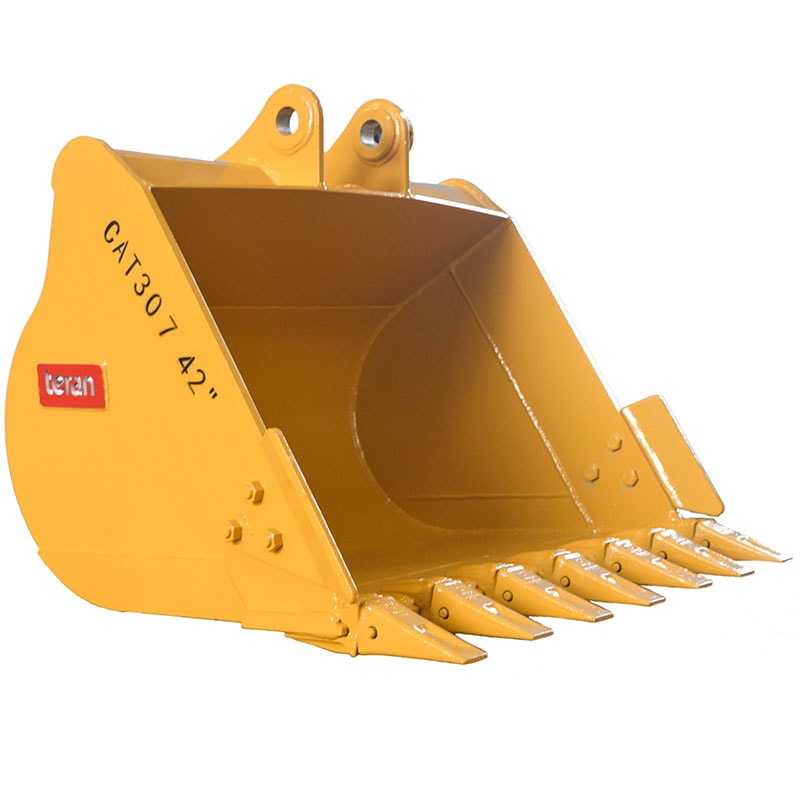 Teran Heavy-Duty Excavator Bucket | Model BKT-307 | Digging Width 12" to 48" Inch | Capacity 0.10 To 0.52 Cubic Meters | For Excavator
