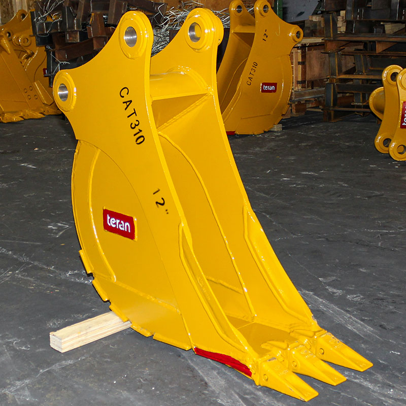 Teran Heavy Duty Rock Bucket | Model BKT-310 | Digging Width 12" to 48" Inch | Capacity 0.10 to 0.67 Cubic Meter | For Excavators