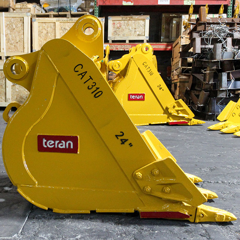 Teran Heavy Duty Rock Bucket | Model BKT-310 | Digging Width 12" to 48" Inch | Capacity 0.10 to 0.67 Cubic Meter | For Excavators