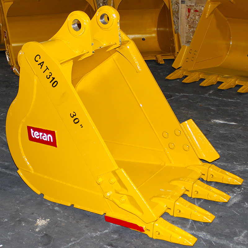 Teran Heavy Duty Rock Bucket | Model BKT-310 | Digging Width 12" to 48" Inch | Capacity 0.10 to 0.67 Cubic Meter | For Excavators