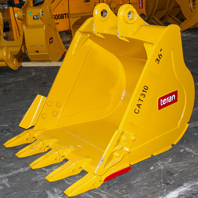 Teran Heavy Duty Rock Bucket | Model BKT-310 | Digging Width 12" to 48" Inch | Capacity 0.10 to 0.67 Cubic Meter | For Excavators