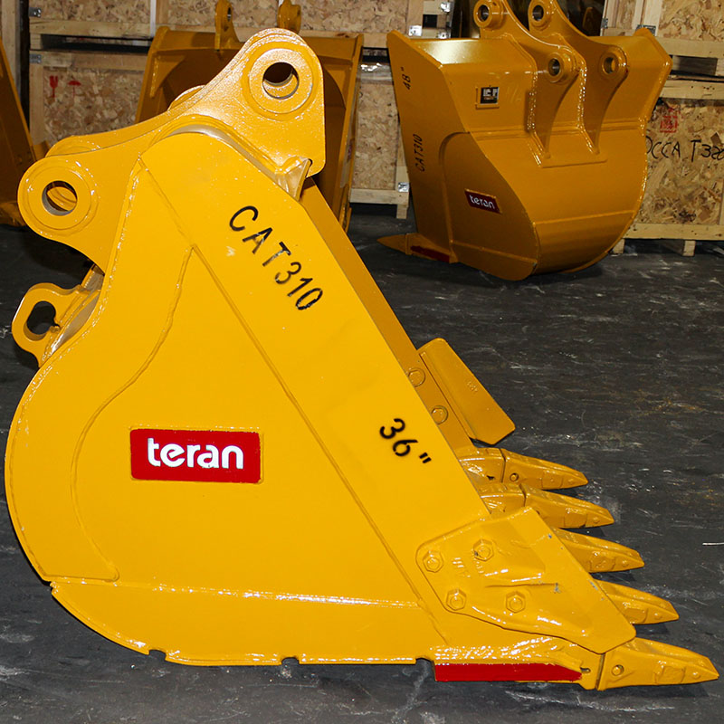 Teran Heavy Duty Rock Bucket | Model BKT-310 | Digging Width 12" to 48" Inch | Capacity 0.10 to 0.67 Cubic Meter | For Excavators