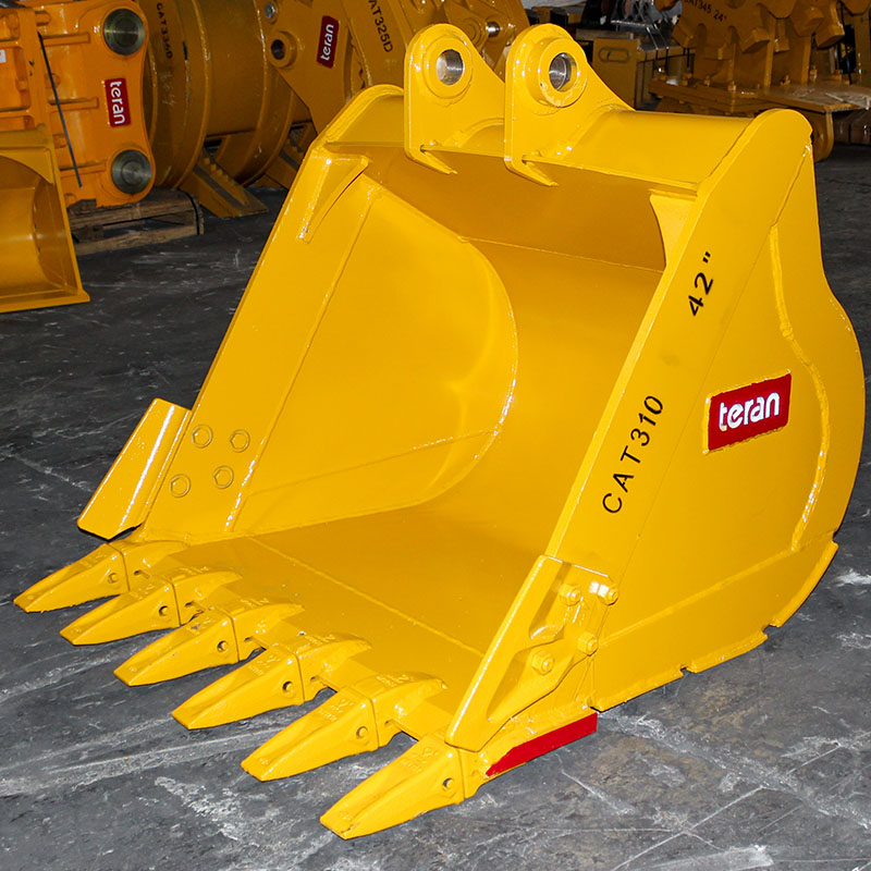 Teran Heavy Duty Rock Bucket | Model BKT-310 | Digging Width 12" to 48" Inch | Capacity 0.10 to 0.67 Cubic Meter | For Excavators