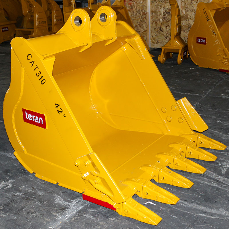 Teran Heavy Duty Rock Bucket | Model BKT-310 | Digging Width 12" to 48" Inch | Capacity 0.10 to 0.67 Cubic Meter | For Excavators