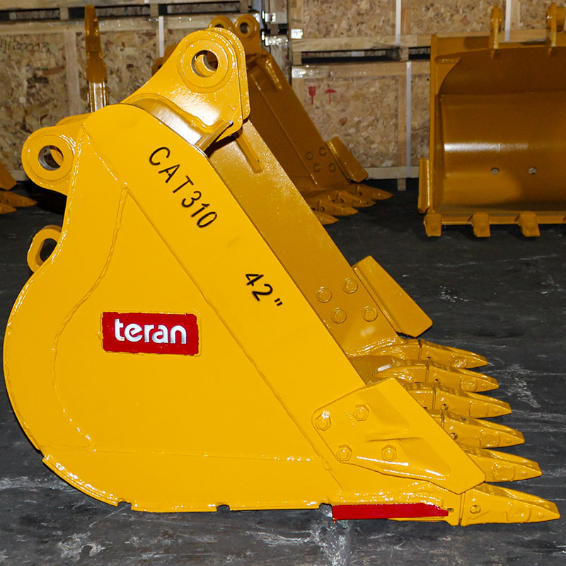 Teran Heavy Duty Rock Bucket | Model BKT-310 | Digging Width 12" to 48" Inch | Capacity 0.10 to 0.67 Cubic Meter | For Excavators