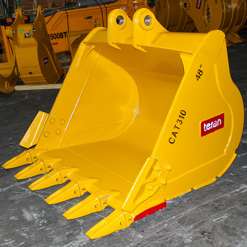 Teran Heavy Duty Rock Bucket | Model BKT-310 | Digging Width 12" to 48" Inch | Capacity 0.10 to 0.67 Cubic Meter | For Excavators