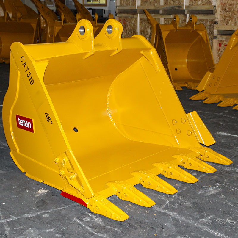 Teran Heavy Duty Rock Bucket | Model BKT-310 | Digging Width 12" to 48" Inch | Capacity 0.10 to 0.67 Cubic Meter | For Excavators