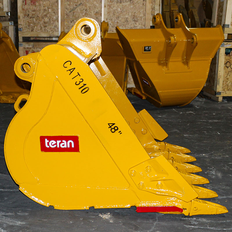 Teran Heavy Duty Rock Bucket | Model BKT-310 | Digging Width 12" to 48" Inch | Capacity 0.10 to 0.67 Cubic Meter | For Excavators