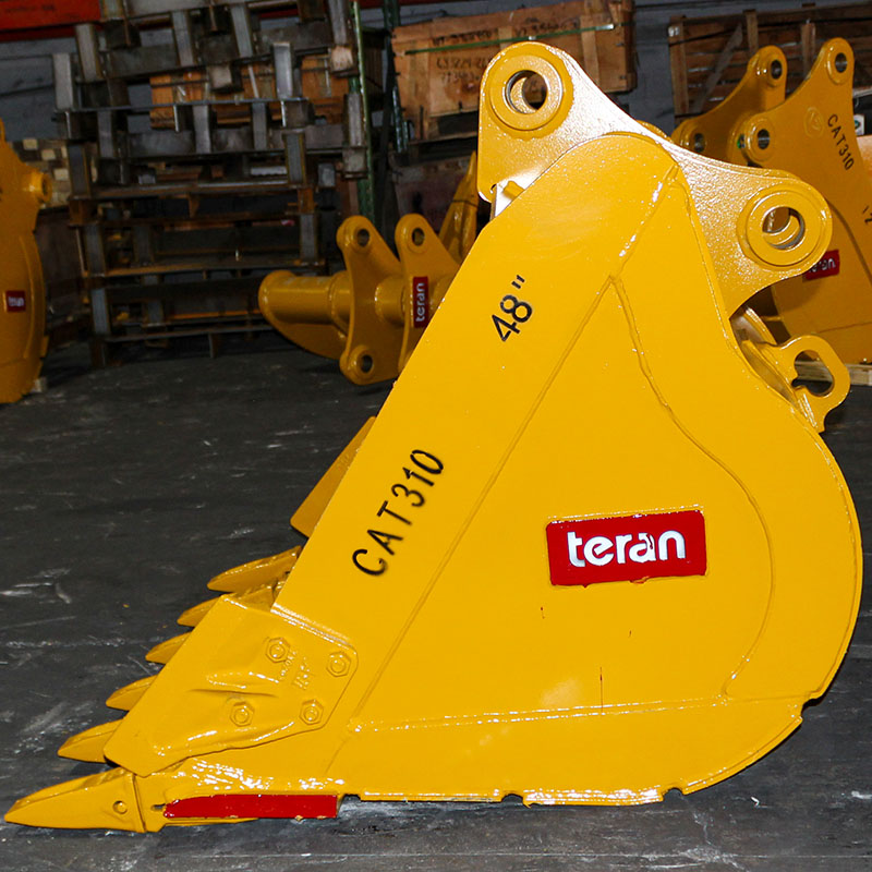 Teran Heavy Duty Rock Bucket | Model BKT-310 | Digging Width 12" to 48" Inch | Capacity 0.10 to 0.67 Cubic Meter | For Excavators