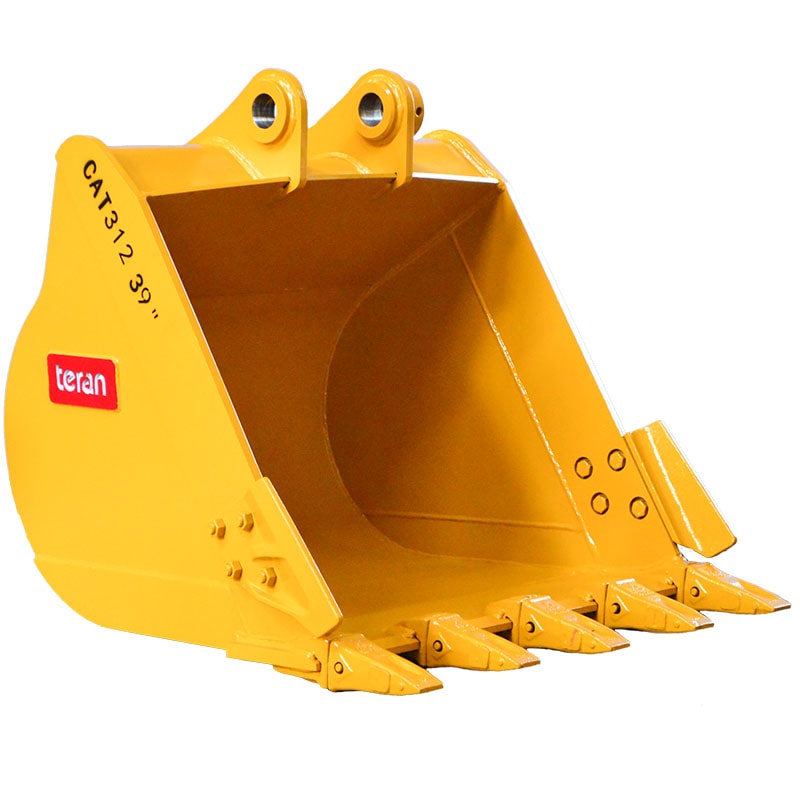 Teran Heavy-Duty Excavator Bucket | Model BKT-312 | 12" to 48" Inch Digging | Capacity 0.10 to 0.67 Cubic Meters | For Excavators