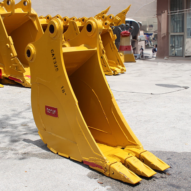 Teran Heavy Duty Excavator Bucket | Model BKT-325 HD | Digging Width 18" To 60" Inch | Size 0.33 To 1.39 Inches | For Excavators