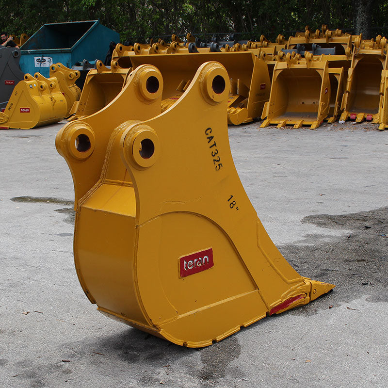 Teran Heavy Duty Excavator Bucket | Model BKT-325 HD | Digging Width 18" To 60" Inch | Size 0.33 To 1.39 Inches | For Excavators
