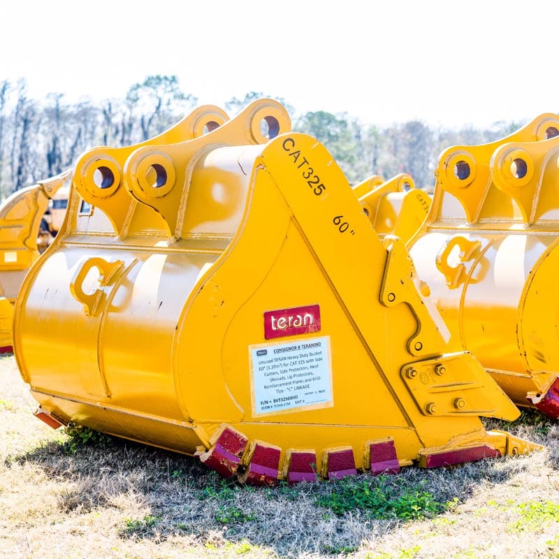 Teran Heavy Duty Excavator Bucket | Model BKT-325 HD | Digging Width 18" To 60" Inch | Size 0.33 To 1.39 Inches | For Excavators