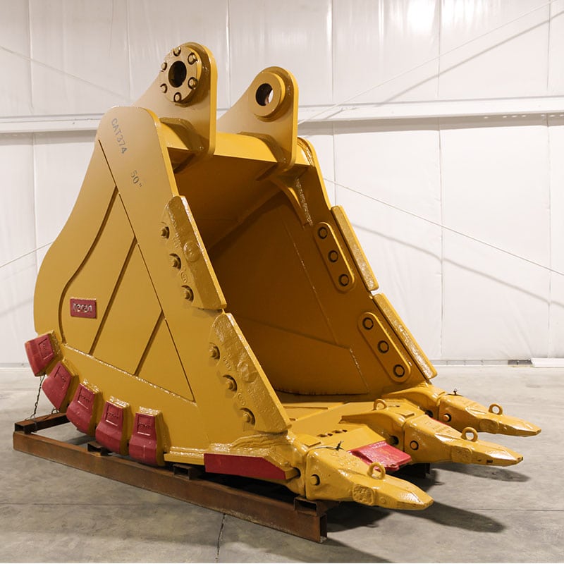 Teran Extra Heavy Duty Excavator Bucket | Model BKT-374 HDX | Digging Width 50", 72", 84" Inch | Capacity 2.3 to 3.65 Cubic Meters | For Excavators