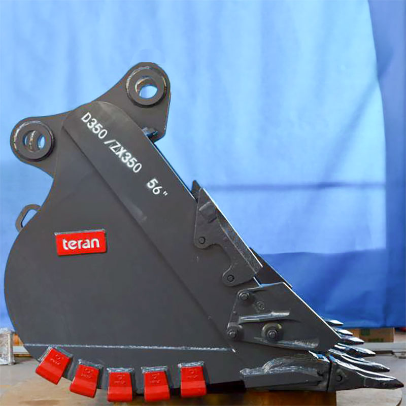 Teran Heavy-Duty Excavator Bucket | Model BKT-JD350 HD | 24" to 66" Inch Digging | Capacity 0.54 to 1.80 Cubic Meters | For Excavators