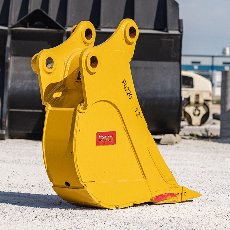 Teran Heavy Duty Rock Bucket | Model BKT-PC22012 | Digging Width 12" Inch | Capacity 0.15 Cubic Meter | For Excavators