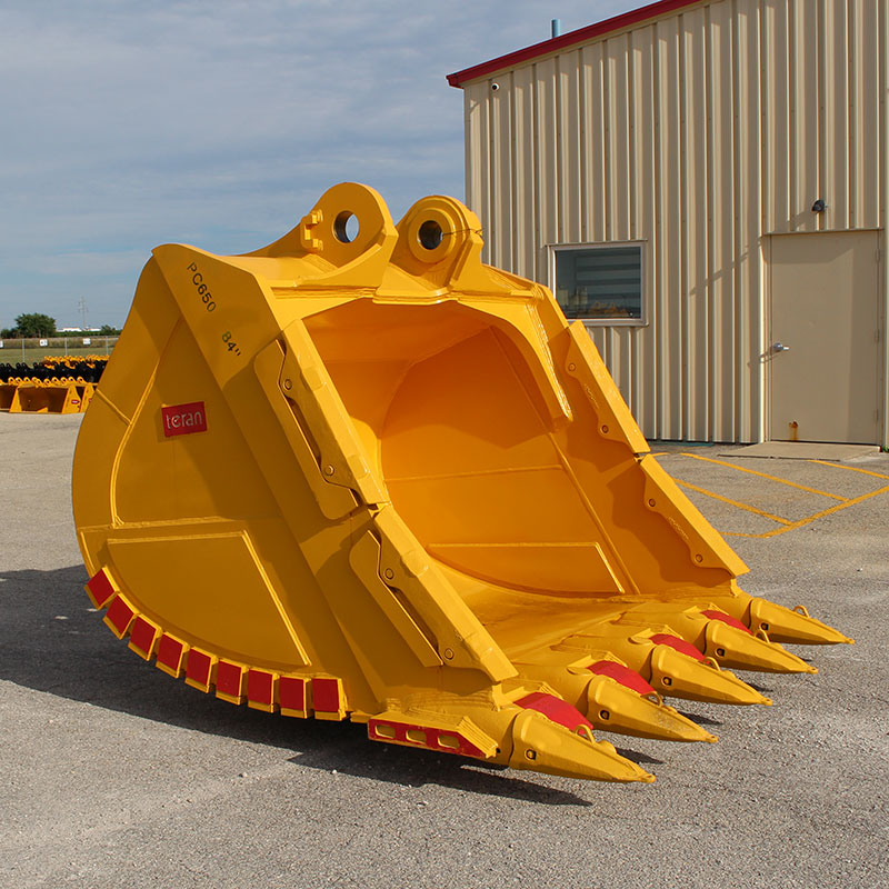 Teran Heavy Duty Rock Bucket | Model BKT-PC650 HDOM | Digging Width 78" & 84" Inch | Capacity 3.5 to 3.75 Cubic Meter | For Excavators