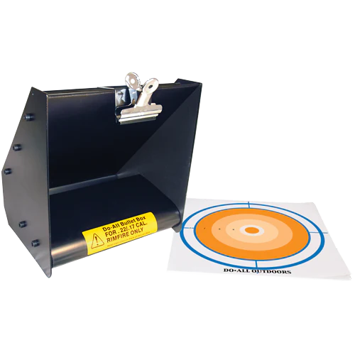 Do All Traps Bullet Trap | Compatible Calibers .22LR, .177 Air Rifle, .17 Cal Rimfire | Width 11" | Deep 9"