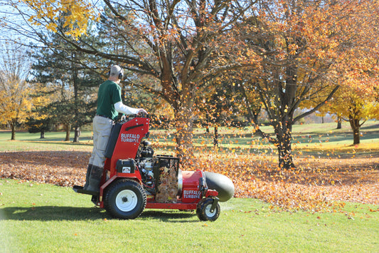 Buffalo Turbine Stand On Debris Blower | Model BT-SB26 | Blower Output 12,000 CFM | Engine Horsepower 26 HP | Fuel Capacity 12 Gallons