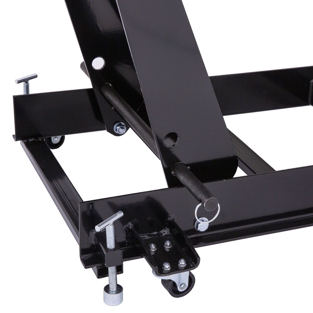 Black Widow Hydraulic Motorcycle Lift Table | Model BW-680 | Platform Size 86-3/4" x 26-7/8" | Capacity 1,000 lb | For Street, Sport & Racing Bikes