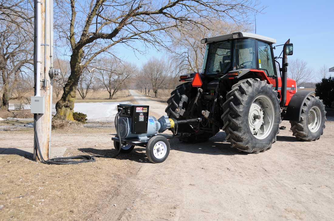 Baumalight PTO Generator 4 Pole | Model Q Series | Power Range 12 To 113 Kilowatt | Horsepower 21 To 153 HP | For Tractors