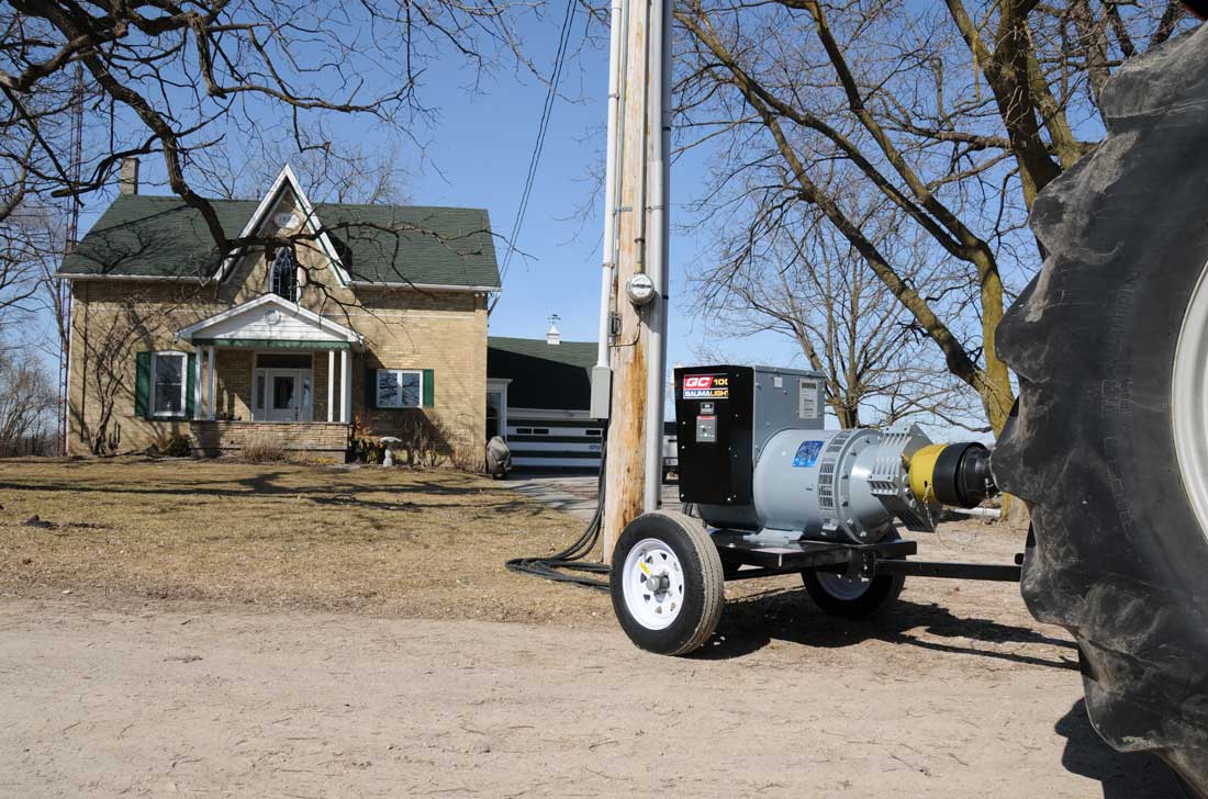 Baumalight PTO Generator 4 Pole | Model Q Series | Power Range 12 To 113 Kilowatt | Horsepower 21 To 153 HP | For Tractors