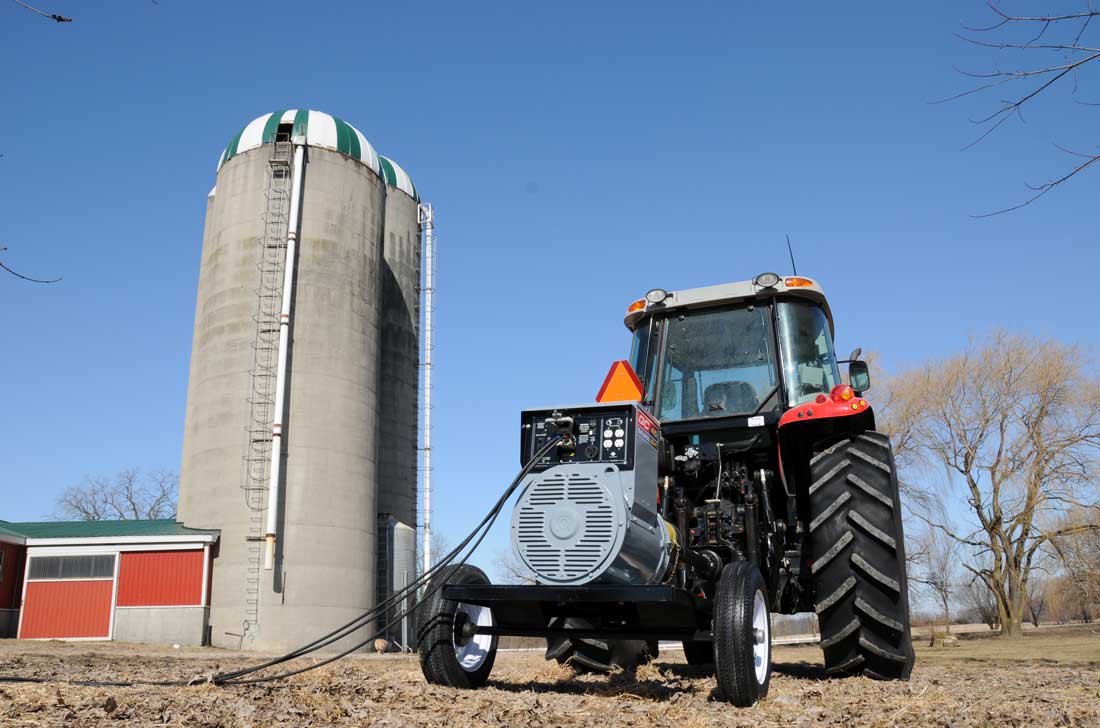 Baumalight PTO Generator 4 Pole | Model Q Series | Power Range 12 To 113 Kilowatt | Horsepower 21 To 153 HP | For Tractors