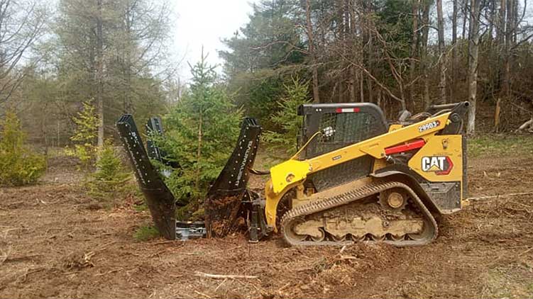 Baumalight Tree Spade | Model ST-330 | Root Ball Diameter 30" | Hydraulic Flow 5 To 20 GPM | For Skid Steers