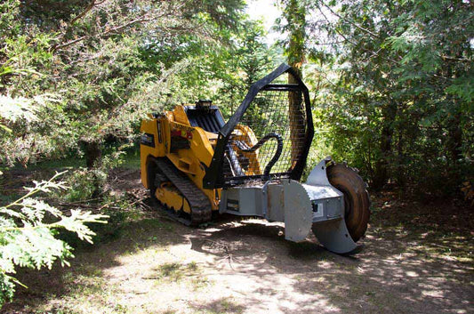 Baumalight Manual Rotation Tree Saw | Model DSM-230 & DSM-530 | Blade Diameter 30" | Hydraulic Flow Range 6 To 30 GPM | For Mini Skid Steers