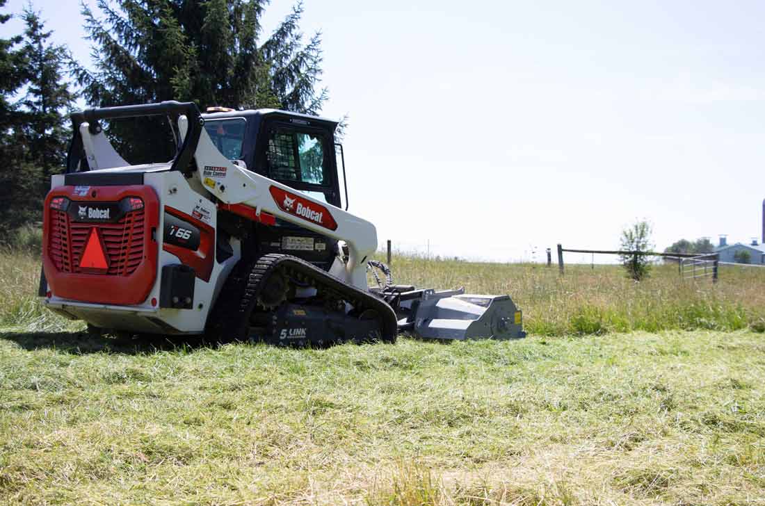 Baumalight Flail Mower | Model FMM-148 | Cutting Width 48" Inches | Hydraulic Flow Range 8 To 15 GPM | For Mini Skid Steers