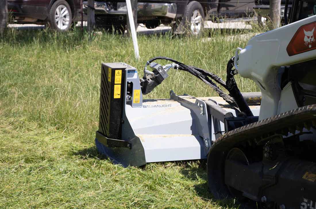 Baumalight Flail Mower | Model FEB-700 | Cutting Width 88" | Hydraulic Flow Range 8-35 GPM | For Skid Steers