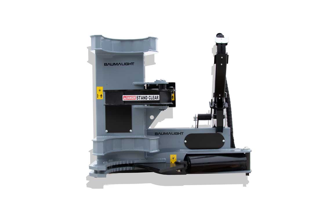 Baumalight Tree Shear With Buncher | Model ISH/ISR Series | Limb Cutting Size 10" & 12" | Hydraulic Flow 10 To 60 GPM | For Skid Steers