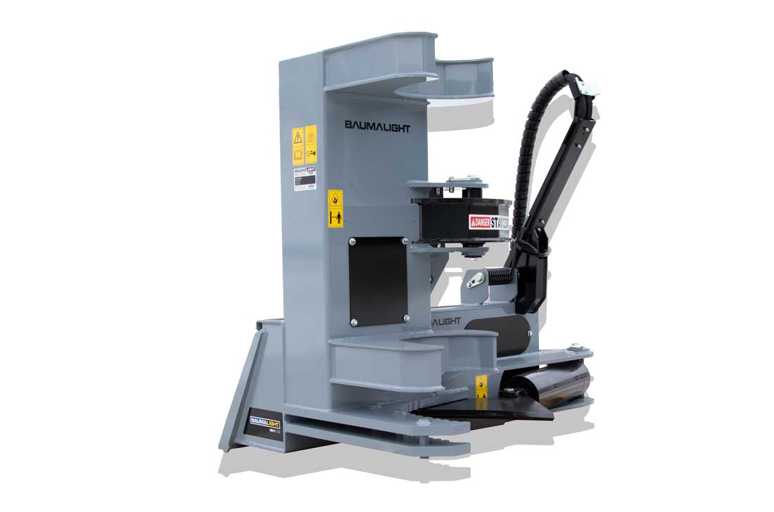 Baumalight Tree Shear With Buncher | Model ISH/ISR Series | Limb Cutting Size 10" & 12" | Hydraulic Flow 10 To 60 GPM | For Skid Steers