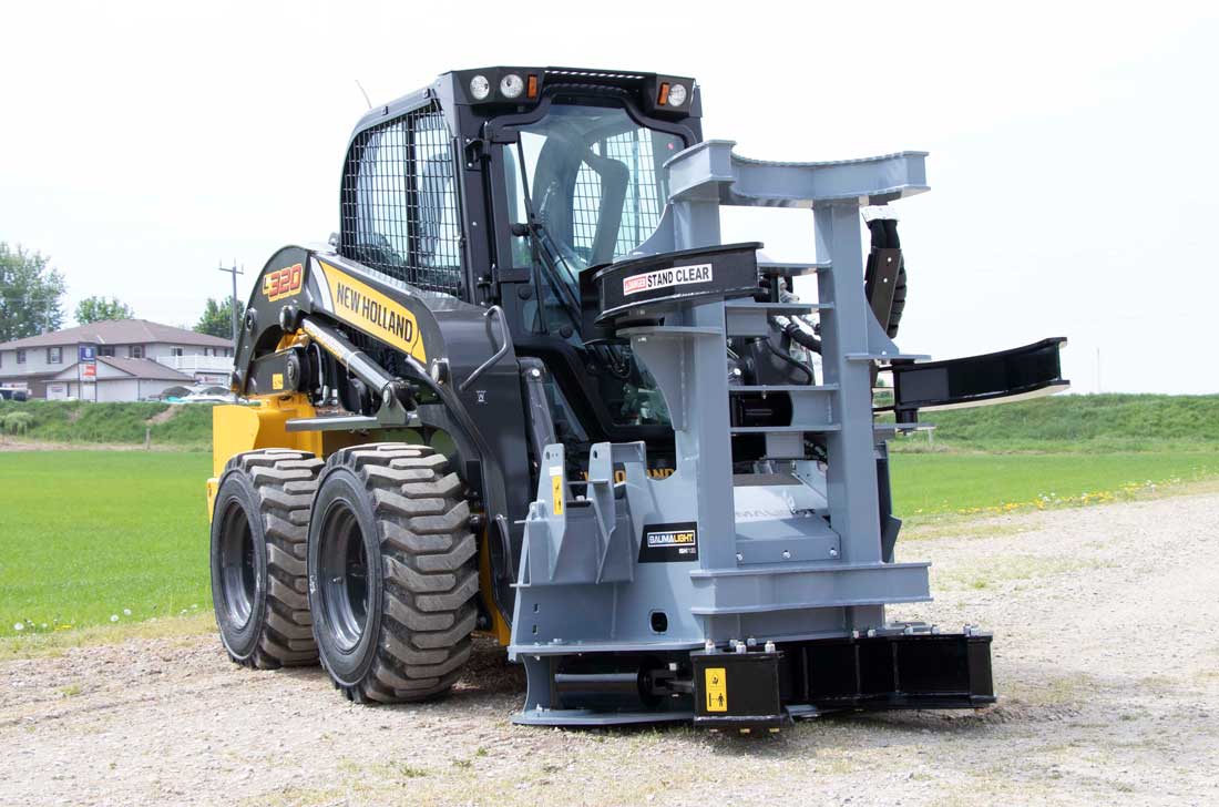Baumalight Tree Shear With Buncher | Model ISH/ISR Series | 10"-12" Tree Size | For Skid Steer