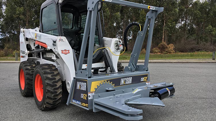 Baumalight Tree Shear With Buncher | Model ISH/ISR Series | Limb Cutting Size 10" & 12" | Hydraulic Flow 10 To 60 GPM | For Skid Steers