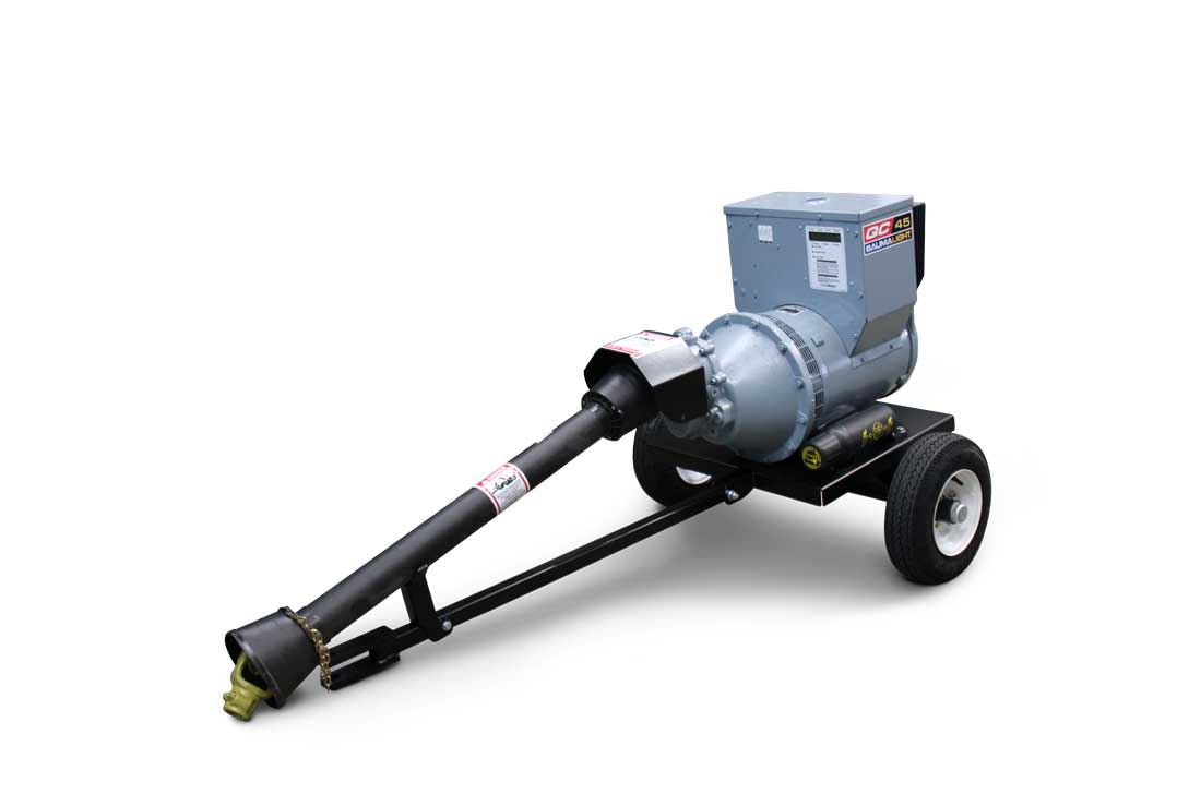 Baumalight PTO Generator 4 Pole | Model Q Series | Power Range 12 To 113 Kilowatt | Horsepower 21 To 153 HP | For Tractors