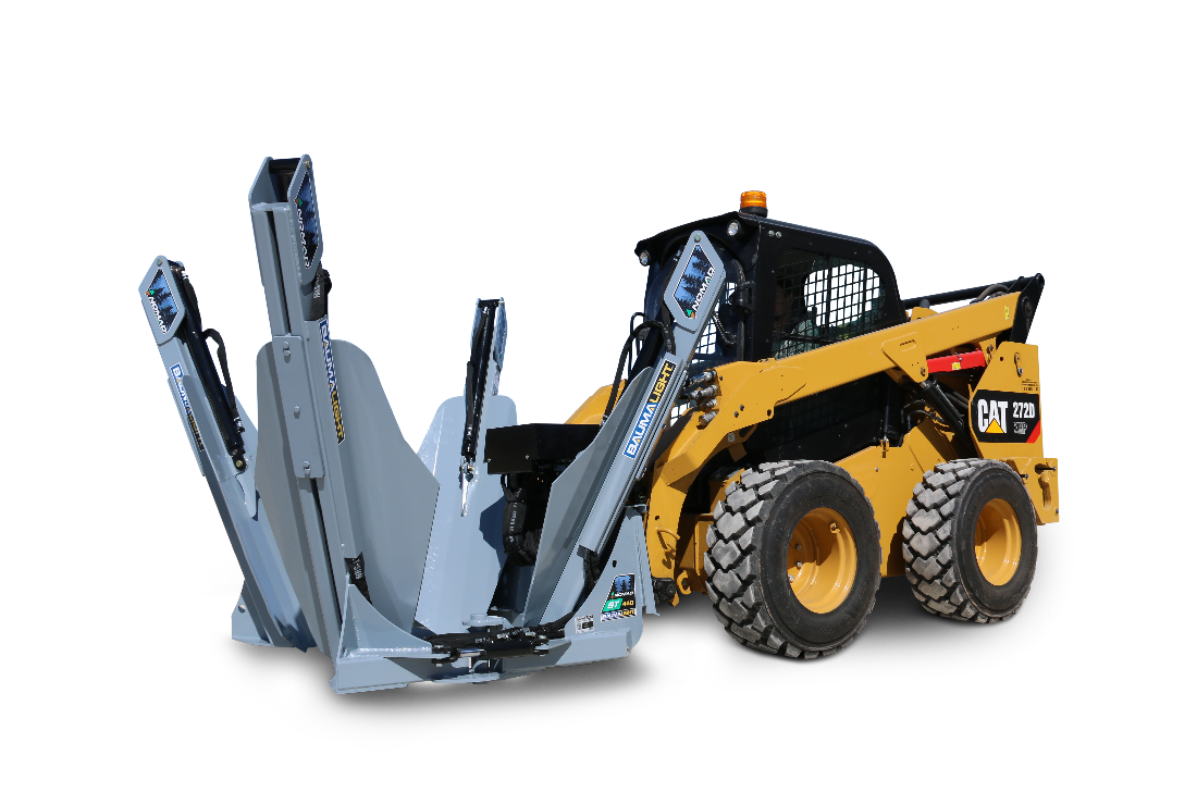 Baumalight Tree Spade Dual Hinged 4 Blade | Model ST440 | Root Ball Diameters 40" | Horsepower 70-80 HP | Hydraulic Flow 5-20 GPM | For Tractors & Skid Steers