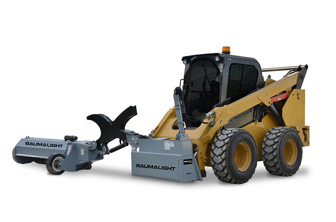 Baumalight Boom Mower | Model SWA/SWF Series | Reach 6' To 14' | Cutting Width 48" & 60" | Hydraulic Flow Range 15-35 GPM | For Skid Steers