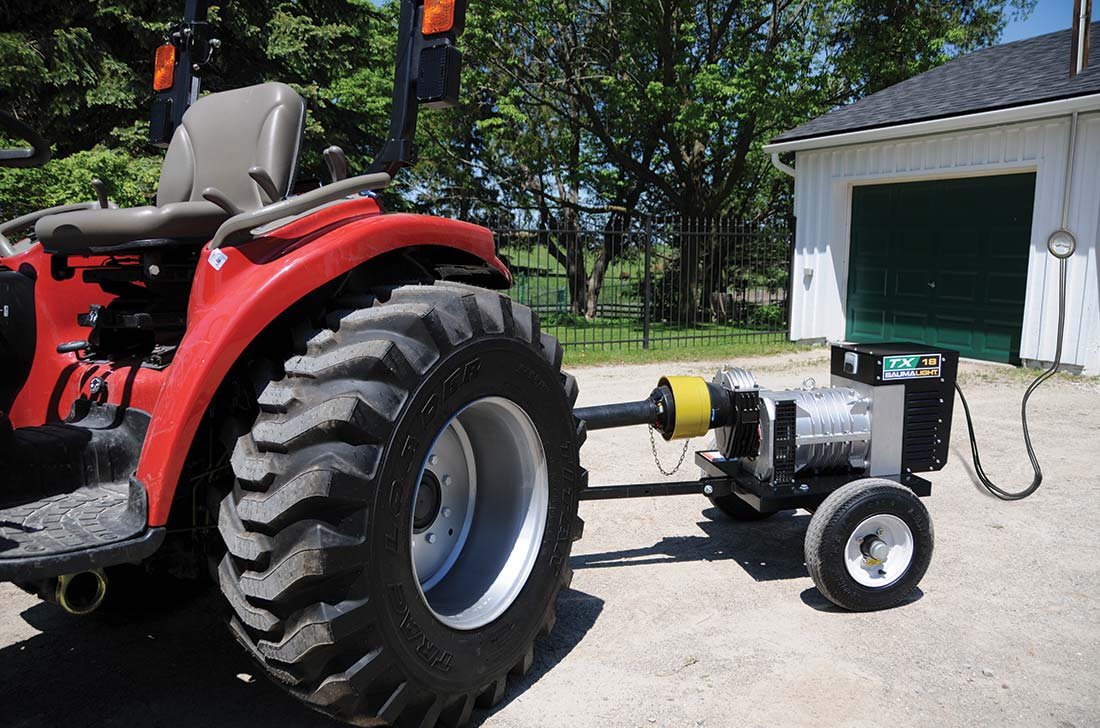 Baumalight PTO Generator 2 Pole | Model TX Series | Power Range 7 To 31 Kilowatt | Horsepower 10 To 50 HP | For Tractors