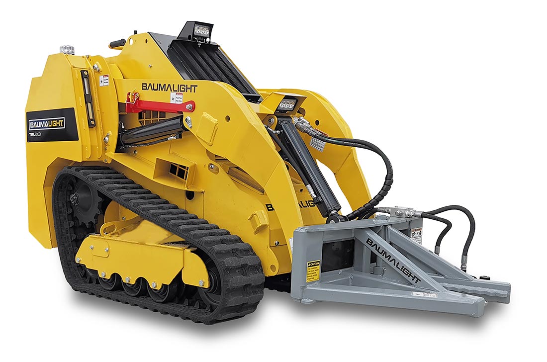 Baumalight Tree Puller | Model ISH3M | Limb Size 2"| Hydraulic Flow Range 8 To 12 GPM | For Mini Skid Steers