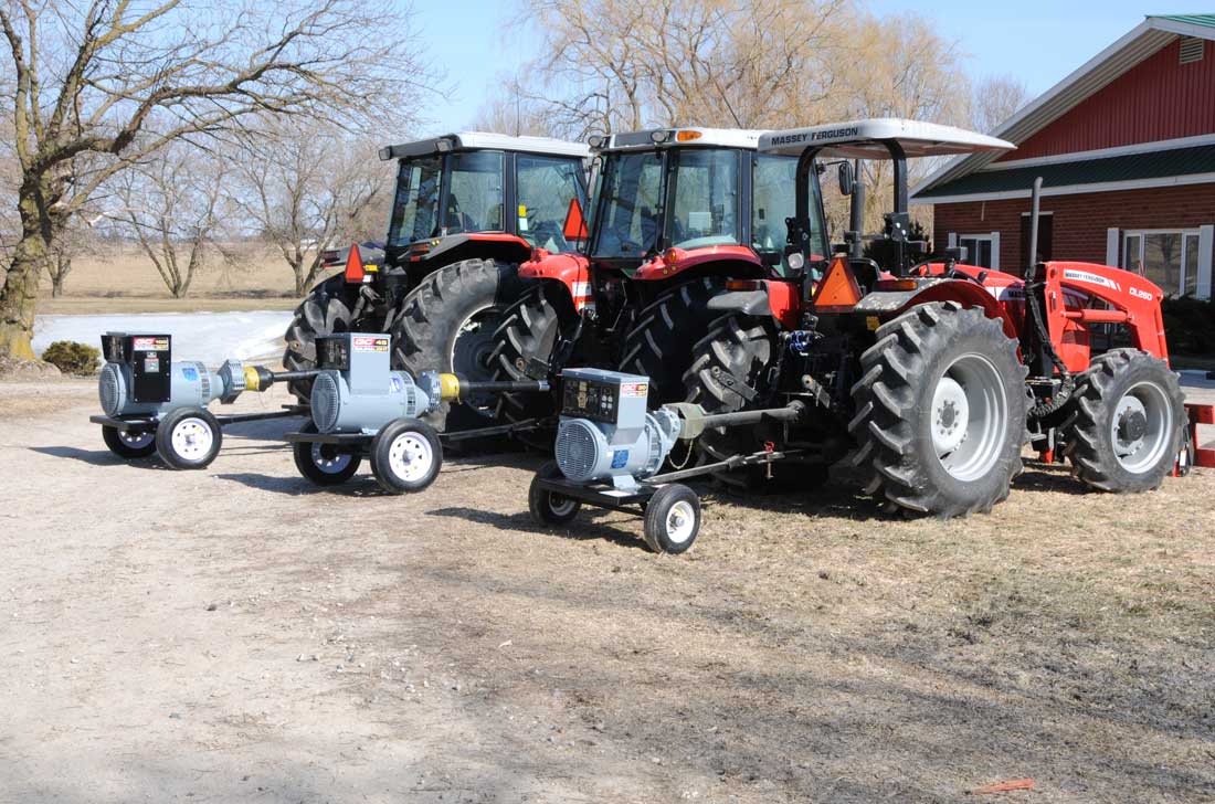Baumalight PTO Generator 4 Pole | Model Q Series | Power Range 12 To 113 Kilowatt | Horsepower 21 To 153 HP | For Tractors
