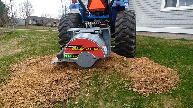 Baumalight 3-Point Hitch Stump Grinder | Model 1P24 | Rotor Size 24" | Horsepower 20 To 45 HP | For Tractors