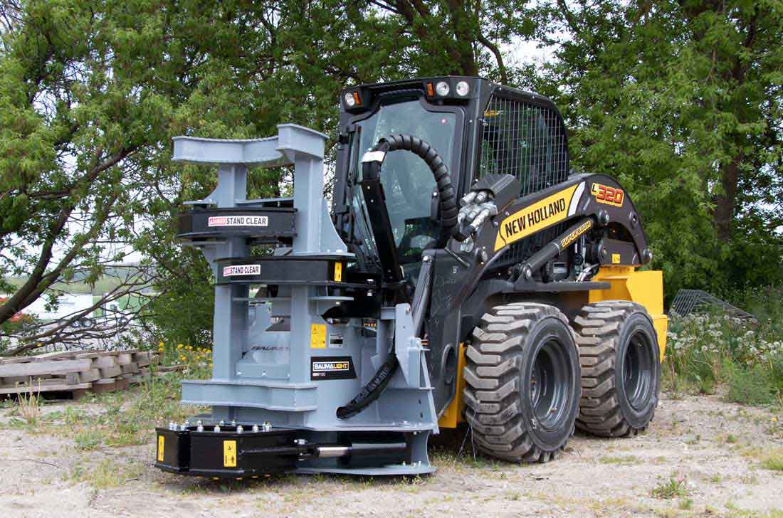 Baumalight Tree Shear With Buncher | Model ISH/ISR Series | 10"-12" Tree Size | For Skid Steer
