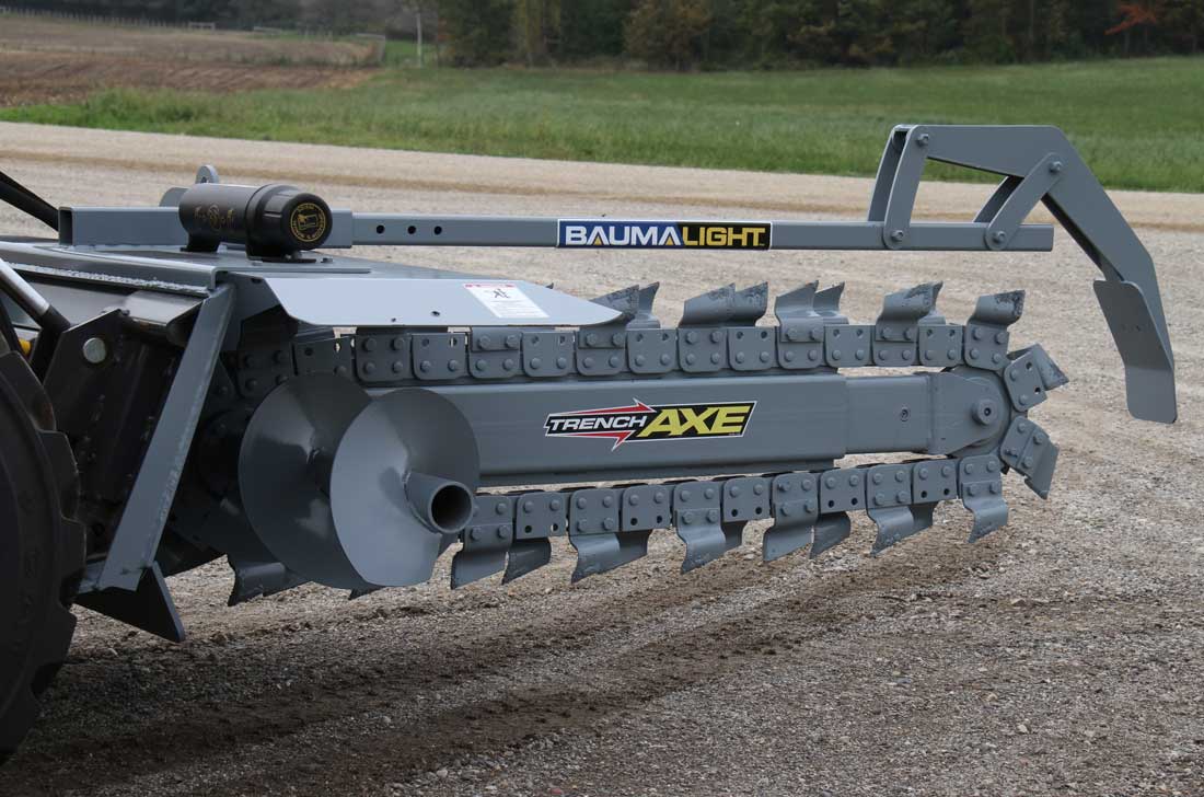 Baumalight Trencher | Model TN-548 | Width 6" - 10" | Horsepower 40-100 HP | For Tractors