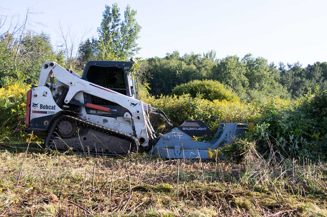 Baumalight Rotary Brush Cutter | CF Series | Cutting Width 60" & 72" | Hydraulic Flow Range 15 To 45 GPM | For Skid Steers