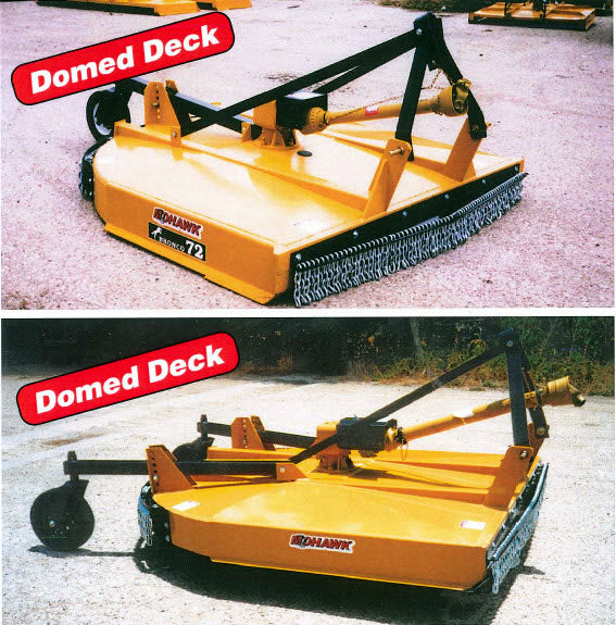 AG Meier Industries 3-Point Medium Duty Rotary Cutter With 1/2" Dish-Mounted Blades | Width 60", 72", 84" & 96" | Horsepower 30–80 HP | For Tractors